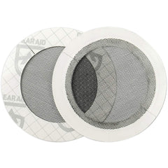 Gear Aid Tenacious Tape Mesh Patch 3-inch round repairing a torn bug screen without heat