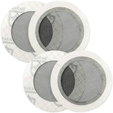 Gear AID Tenacious Tape Mesh Patch covers tent hole for quick campsite repair.