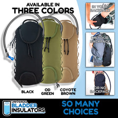 Gearhandle sleeve attachment points image shows versatile mounting options on packs.