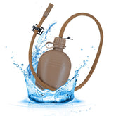 Gearhandle US military canteen with integrated straw for hands-free hydration on the move.