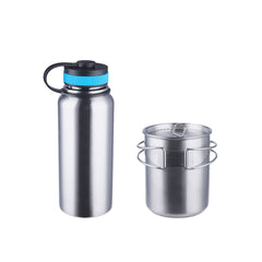 Gearland Canteen nested camping cup demonstrates compact mess-kit capability