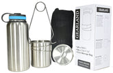 Gearland Canteen wide-mouth bottle shows easy ice cube access and cleaning benefits