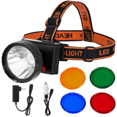 GearOZ 4W headlamp beam-illumination shows long-range visibility for hunting and night activities