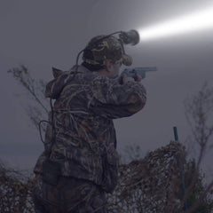 GearOZ 55,000 lux beam demonstrates long-range visibility up to 800 yards.