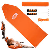 GearOZ deer drag sled folded in storage bag for portable hunting gear