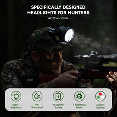 GearOZ green filter shown for predator hunting and target recognition.