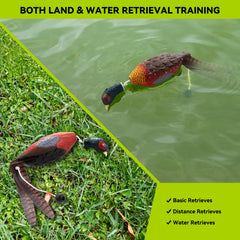 GearOZ pheasant dummy dangling-head emphasizes realistic prey behavior and bite work.
