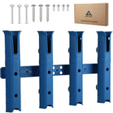 GearTrust 4-Tube rod holder navy blue front view