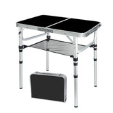 Geastsheng portable camping table open-setup enables quick outdoor meals.