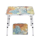 Geastsheng sunflower folding table compact; ideal for small campsites.
