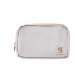 Geckobrands Waterproof Belt Bag exterior protects valuables in light rain.