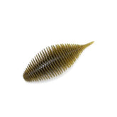 GeeCrack Bellows Gill 3.8F front view with ribbed body and scent lure.