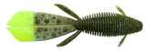 Geecrack Baobahog EX worm close-up showing claw extension for lifelike action and tempting fish.