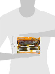 GEECRACK Worm Newt hips-taper tail promotes enticing waves during retrieves.