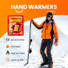 GEELGRY hand warmers activate in minutes for quick heat without charging.