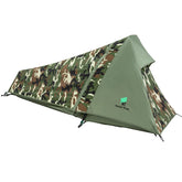 Geertop 1P bivy tent setup shows quick tool-free assembly for solo hikers.