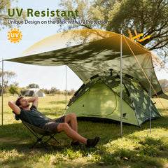 GEERTOP tarp tear-resistant fabric stands up to abrasions on rugged trips