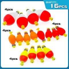 Weighted foam fishing floats from Gefischtter, multi-size pack