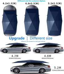 GEHPYYDS car roof top shade deploys in seconds for sun protection.