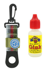 Close-up of Gink Floatant inside secure storage