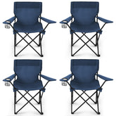 Geisoun four-pack camping chairs bundle ready for outdoor gatherings