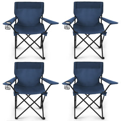 Geisoun four-pack camping chairs bundle ready for outdoor gatherings