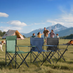 Geisoun folding chair with carry bag for easy transport and quick setup