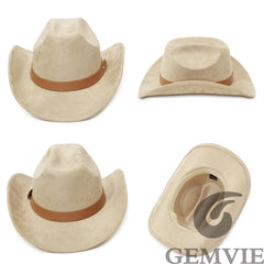 Classic Western style with decorative hat band