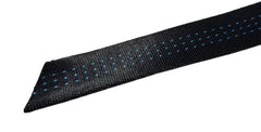 Generic 1-yard mil-spec tubular nylon webbing in black for rugged rigging and climbing.