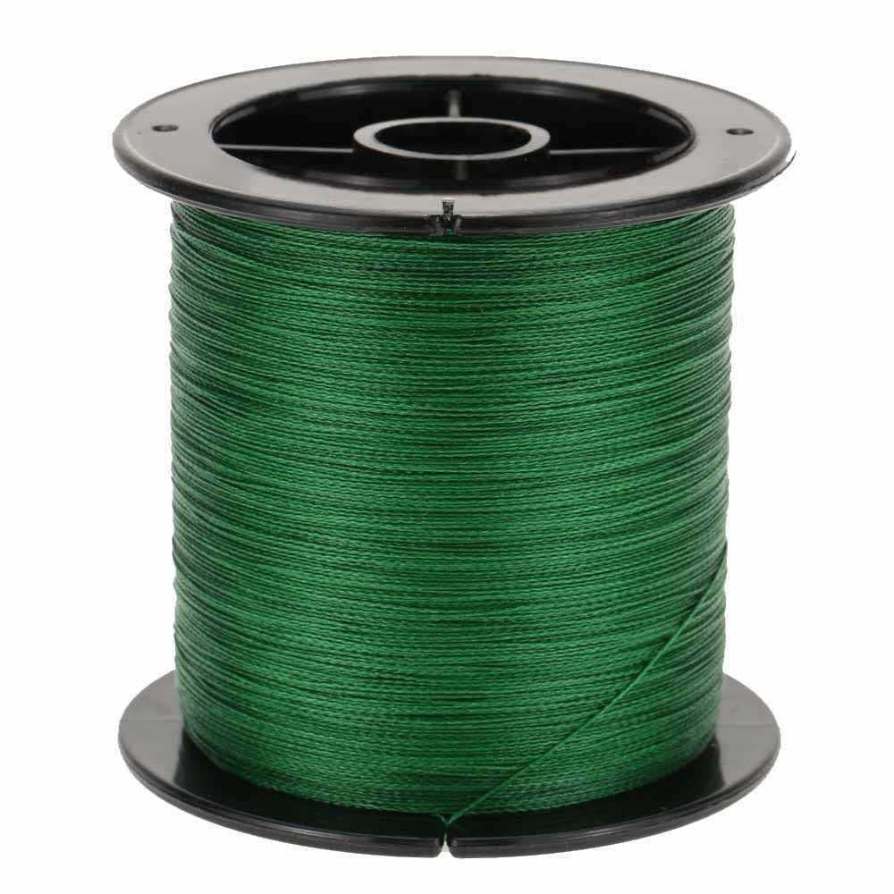 Generic 300m braided fishing line on green spool for durable casting