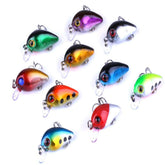 Generic 3Pack mini fish-shape lure with glossy finish attracts curious fish.