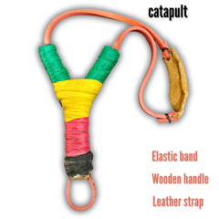 Generic African slingshot wooden Y-frame showcasing craftsmanship