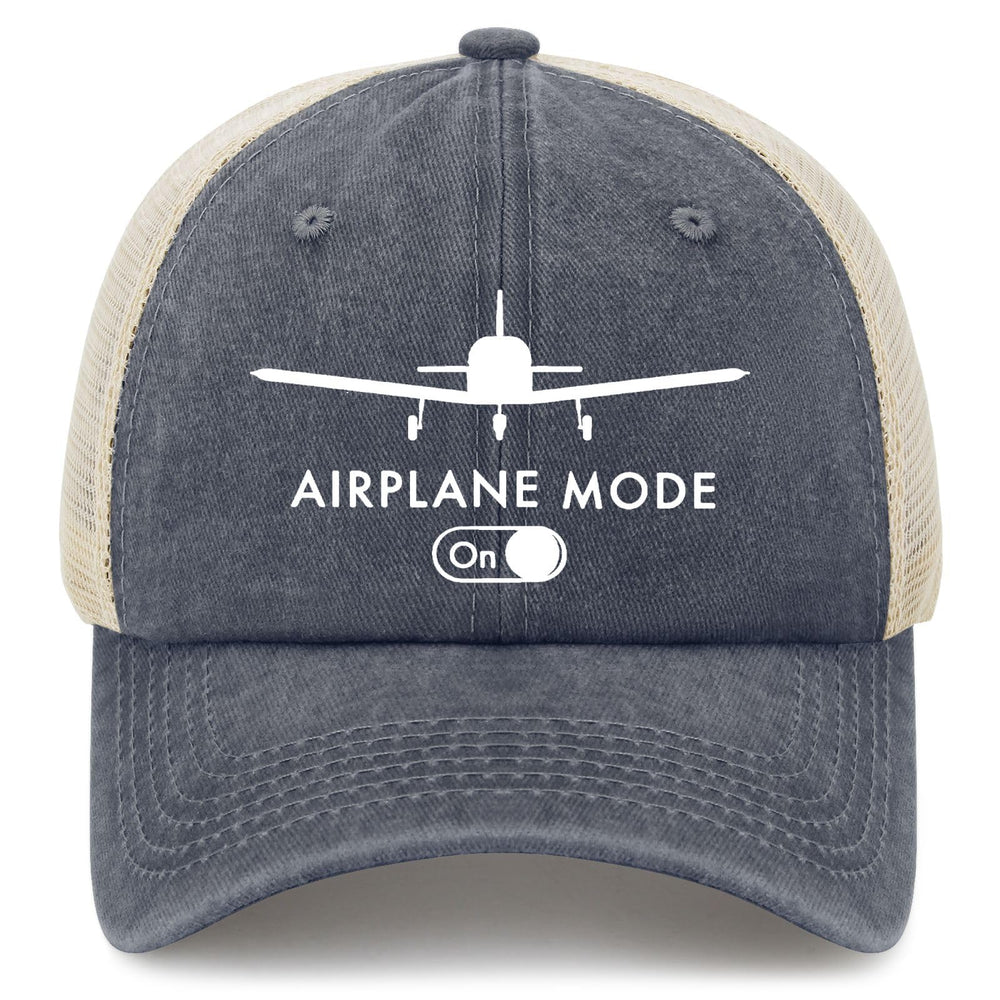 Generic Airplanes Modes Sun Hat front view, compact packability for travel and everyday use