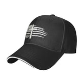 Generic American Flag Cross Hat front view showcasing breathable, all-day comfort