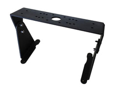 Generic Baldwin Iron Works graph mount top plate ready for precise electronics positioning on a boat.