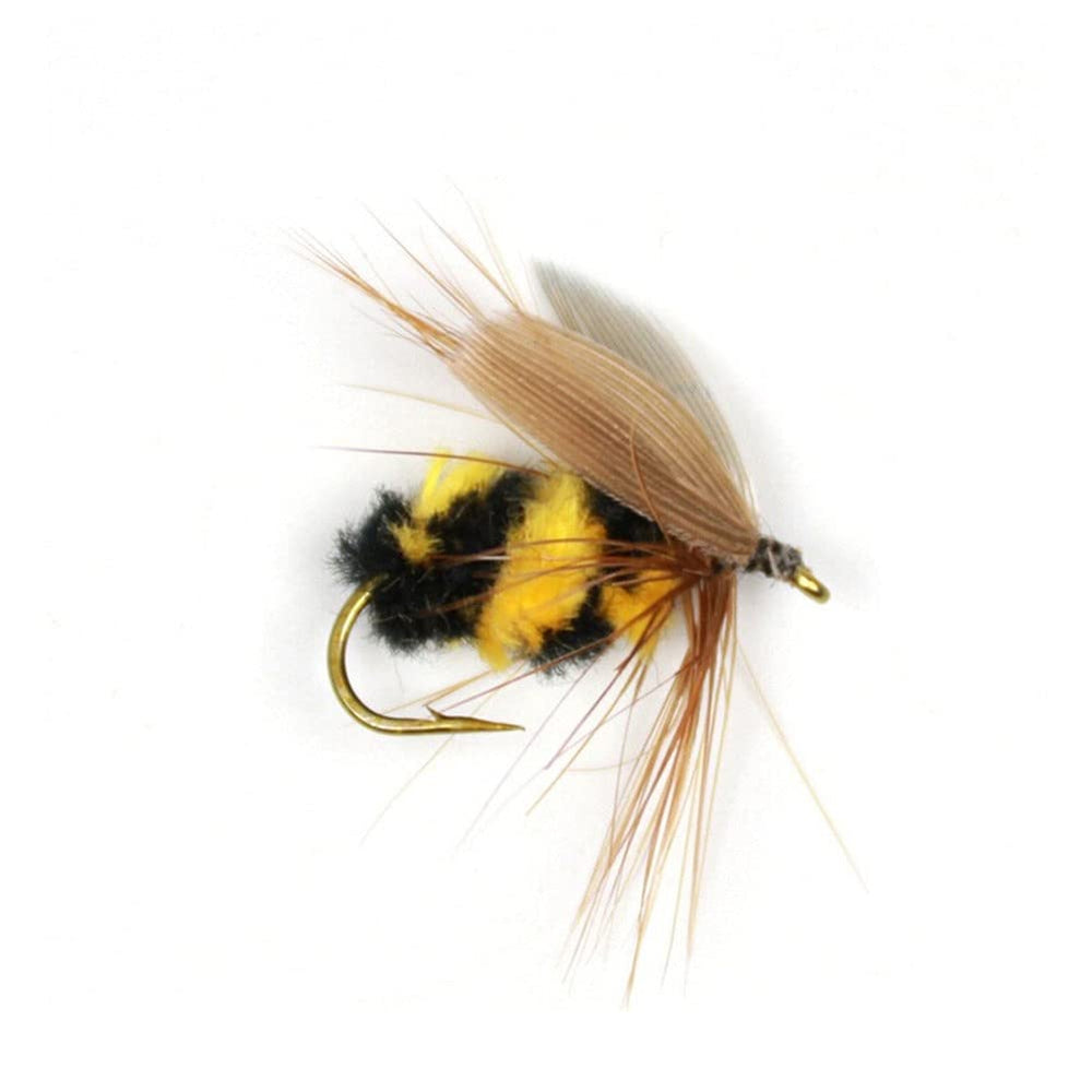 Generic bumble-bee fly lure for trout fishing, lightweight and lifelike.