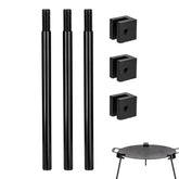 Generic Campfire Cooking Tripod with adjustable height enables controlled campfire cooking.