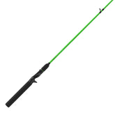 Generic Casting Fiberglass Rod 46in two-piece setup for portable fishing.