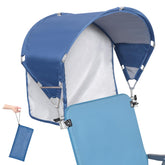 Generic chair umbrella canopy clamp attached to a chair, delivering reliable shade outdoors