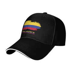 Generic Colombia Flag cap side view for versatile, casual outdoor wear.
