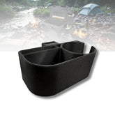 Generic cup holder on YETI Roadie 15/24 side-mount keeps drinks within easy reach.