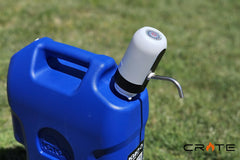 Generic direct-fit adapter sealing onto pump inlet for rapid, secure setup