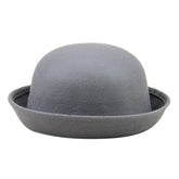 Generic Elegant Womens Roll-Up Brim Fedora Hat cover shot shows portable sun shading.