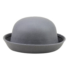 Generic Elegant Womens Roll-Up Brim Fedora Hat cover shot shows portable sun shading.