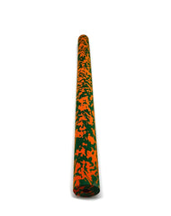 Generic EVA foam grips on rod in Green Volcanic Lava boost grip during casts