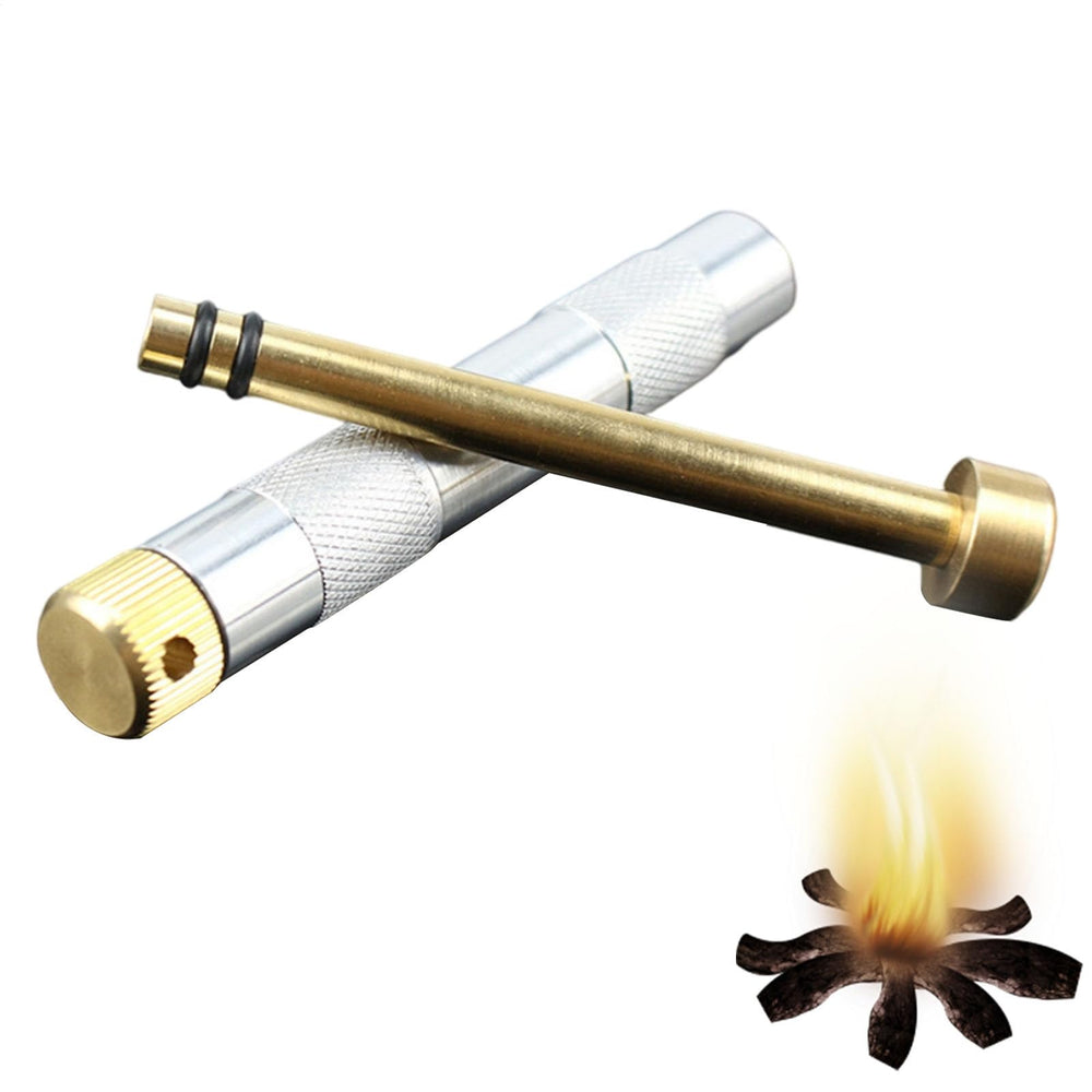 Generic Fire Starter Tube front view highlights portable design for easy campfire prep.