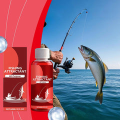 Generic Fish Attractant bait-mixing-scene demonstrates compatibility with powders and granules.