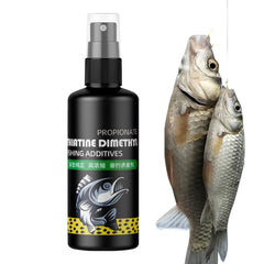 Generic Fish Bait Attractant 100ml bottle ready for freshwater and saltwater trips, enhances palatability.