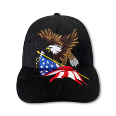 Generic Flyouth cap in black with durable cotton for all-day wear.