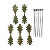 Generic Ghillie Leaf Scrim strip highlights leaf camouflage for effective concealment in dense brush